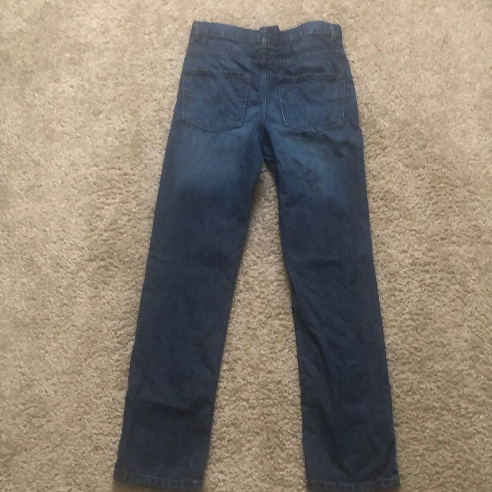 Dark blue jeans